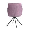 Кресло Tetchair Lutz 25406 VT shape wood rose, велюр, букле, вращающееся фото 4