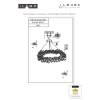 Подвесная люстра iLamp Savage 9065-D800 GD фото 2
