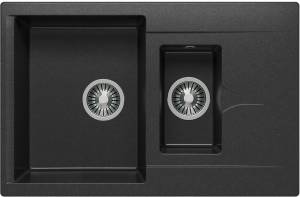 Кухонная мойка Polygran Brig BRIG-770 621404 Черный 50x77