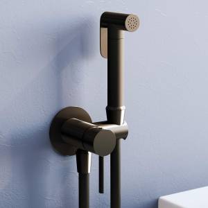 Гигиенический душ RGW Shower Panels 581408211-04 со смесителем, черный