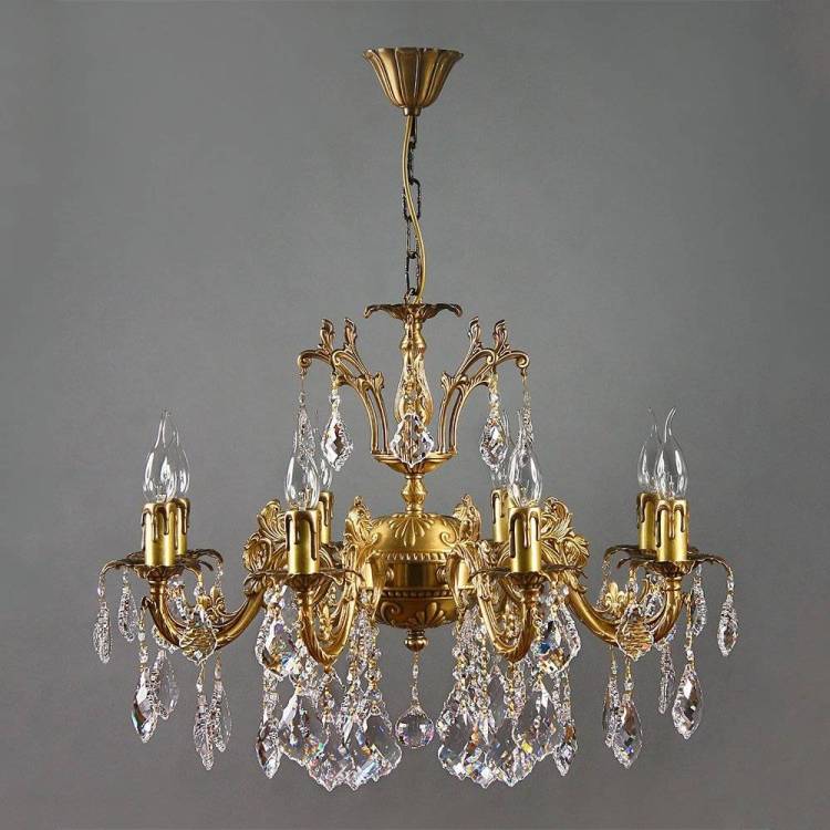 Подвесная люстра Ambiente Granada 2118/8 AB New Leaf