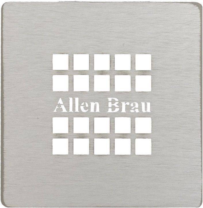 Накладка для сифона Allen Brau Priority 8.310N1-BA, серебро браш, 12.7x12.7