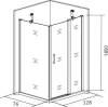 Душевой уголок Good Door Mokka WTW+SP 130х80х185 см фото 4