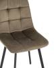 Набор из 4 стульев Stool Group Chilly OS-2011-V seat HLR-48 DUAL X4 коричневый, велюр фото 8