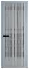 Межкомнатная дверь Profil Doors 3 AGP цвет профиля Серебро, стекло безопасное 6 мм комфорт серый 800x2000