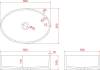 Мебель для ванной Armadi Art Lucido 100 жемчужная белая, раковина 878-G фото 11