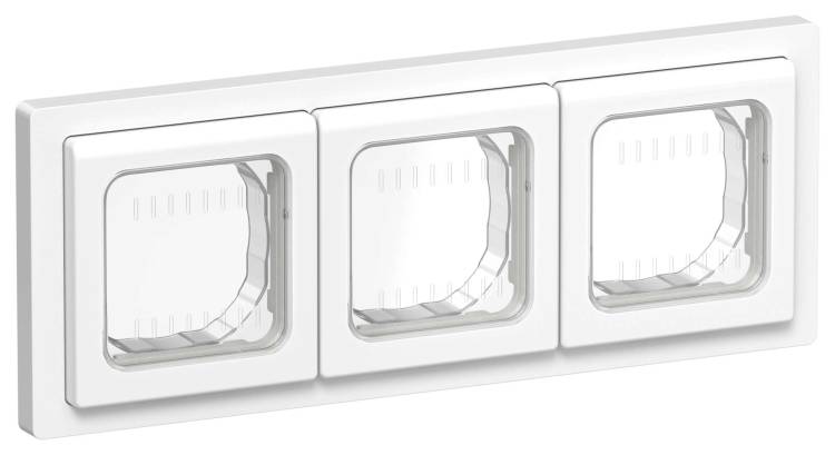 Рамка 3-постовая IEK Flite FI-M30-32-55-K01 белый