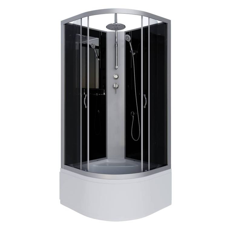 Душевая кабина Niagara Classic NG-2508-14BKT (900x900x2100-2400) с высоким поддоном (40см)