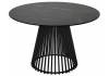 Стол Woodville Terni 569450 керамика черный мрамор матовый matt black marble solid ceramic/черный 120x120x76