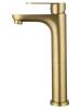 Смеситель для раковины Wonzon & Woghand WW-A40232-BG высокий, брашированное золото фото 2