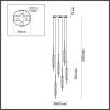 Подвесной светодиодный светильник Odeon Light Pendant Reeds 4794/72L фото 4