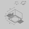 Встраиваемый светильник Technical Gyps Modern DL123-GU10-01-W фото 10