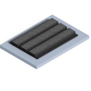 Декоративная панель Hiwood LV124LE1 GR27K 270x1.2x12
