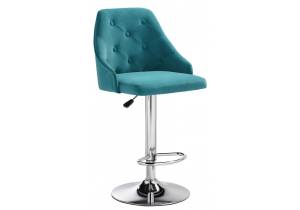 Стул барный Woodville Laguna 11714 blue velour