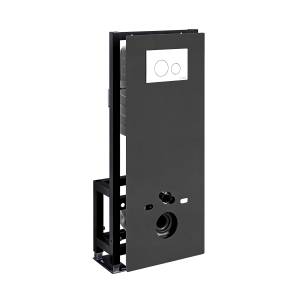 Система инсталляции для унитазов Wasserkraft Glan 66TLT.010.ME.BL.WM02 клавиша белый матовый
