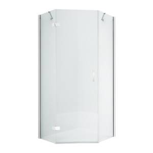 Душевое ограждение NEW TRENDY NEW AZURA L 90x90x195 K-0337 (хром)