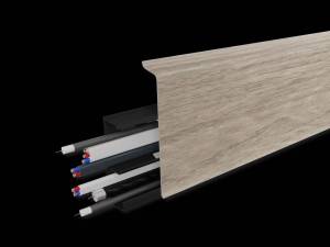 Плинтус Bonkeel Барк 8511 Дуб Ростовский 2200x85x20