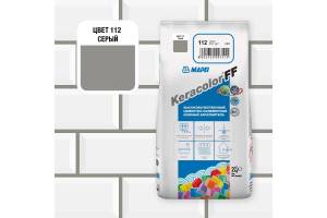 Затирка Mapei Keracolor FF № 112 Серая 2кг
