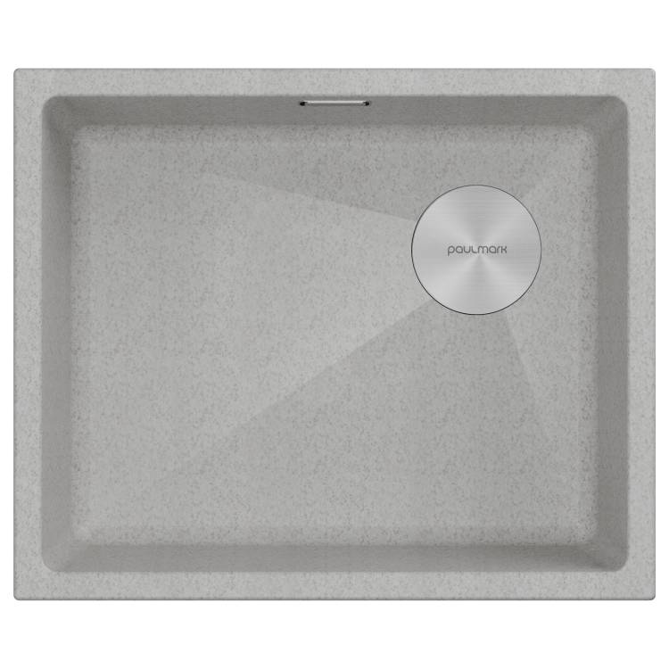 Мойка кухонная Paulmark Lumi 55Uni-Skew LU55SK-BE Бежевый, 55.5x44