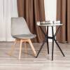 Стул Tetchair Tulip Soft (mod. 053V) 21411 Светло-серый (HLR 39)/натуральный фото 10