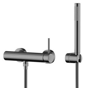 Смеситель для душа Knotlor Eclipse SS-22/GM вороненая сталь