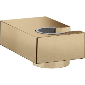 Настенный держатель Hansgrohe Porter E 28387140 бронза
