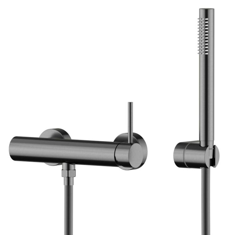 Смеситель для душа Knotlor Eclipse SS-22/GM вороненая сталь