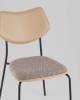 Стул Stool Group Casey B2171 K-6+M8506 D21 серо-коричневый с бежевой экокожей фото 8