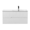 Тумба под раковину Cezares DUET-N-1000-2C-SO-BL-R Bianco Lucido, 100x45.7x50