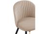 Стул Woodville Gabi 15380 dark beige / black / gold фото 5