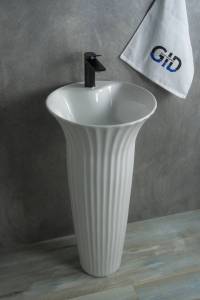 Раковина Gid Autonomo Nb132 81113 белая, 41x41x84