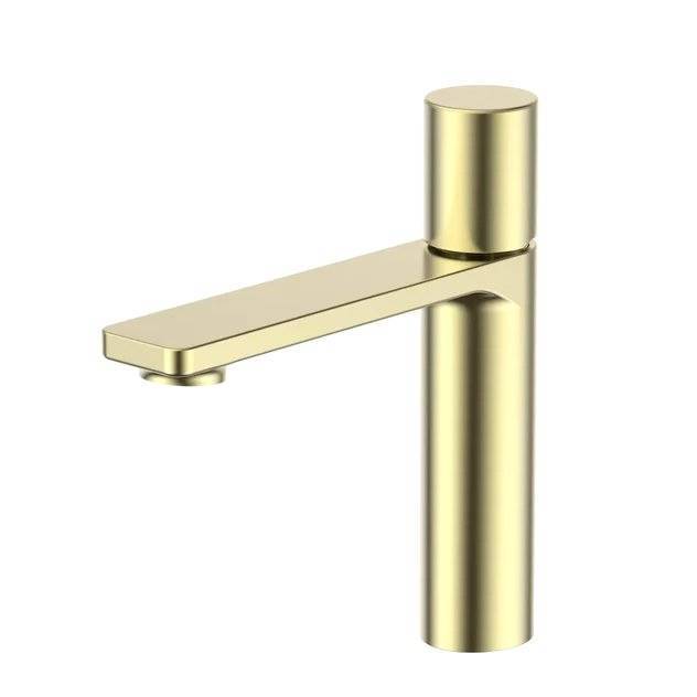 Смеситель для раковины Vincea Vogue VBF-4V3BG брашированное золото