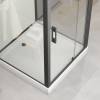 Душевая кабина Niagara Standart ST90/15Q/BL/BK корпус черный матовый, стекло прозрачное, 90х90х200 фото 6
