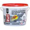 Краска резиновая трещиностойкая акриловая для кровли цоколя фасада Dali база С 12 кг