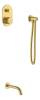 Душевой комплект Boheme Tech 154-MG Matt Gold