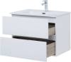 Тумба под раковину Aquanet Алвита New 70 303909 2 ящика, белый матовый фото 5