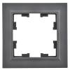 Рамка 1-постовая IEK Brite BR-M12-K53 графит фото 2