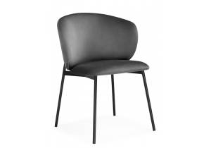 Стул на металлокаркасе Woodville Рикко 674674 темно-серый (H-15) / черный