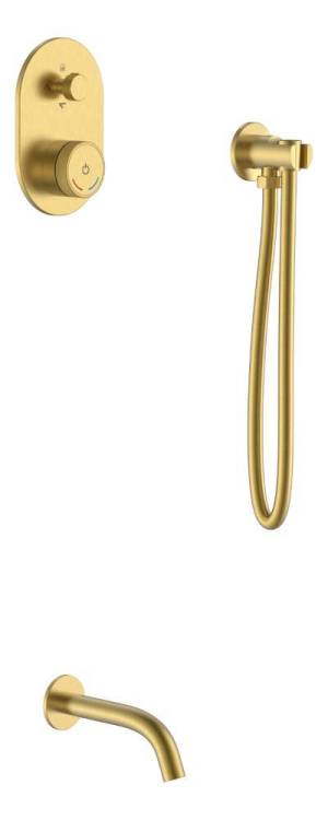 Душевой комплект Boheme Tech 154-MG Matt Gold