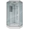 Душевая кабина Niagara Luxe NG-7701DM 900x910х2120  низкий поддон 15см стенки МРАМОР 3 места