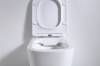 Унитаз подвесной beWash Minimal BKWHR003480 безободковый, с сиденьем микролифт, белый глянец фото 13
