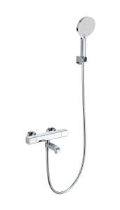 Смеситель для ванны Wonzon & Woghand WW-B2016-A1-CR с душем и термостатом, хром