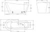 Акриловая ванна BelBagno BB63-1800-W0 180x82 фото 4