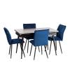 Стул Tetchair Sweet LT 24813 синий, велюр фото 6