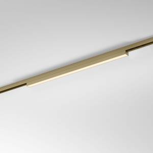 Трековый линейный светодиодный светильник Elektrostandard Brass Line 85526/01 12W 3000K латунь