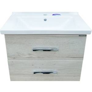 Тумба с раковиной Comforty Парма-80 00004143491 дуб дымчатый