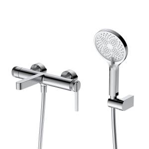 Смеситель для ванны с душем DQ Bonn DA1703201 короткий излив, хром