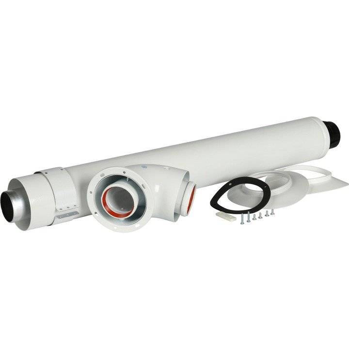 Дымоход коаксиальный Stout для прохода через стену (совместимый с Protherm Рысь,Ягуар) D60/100