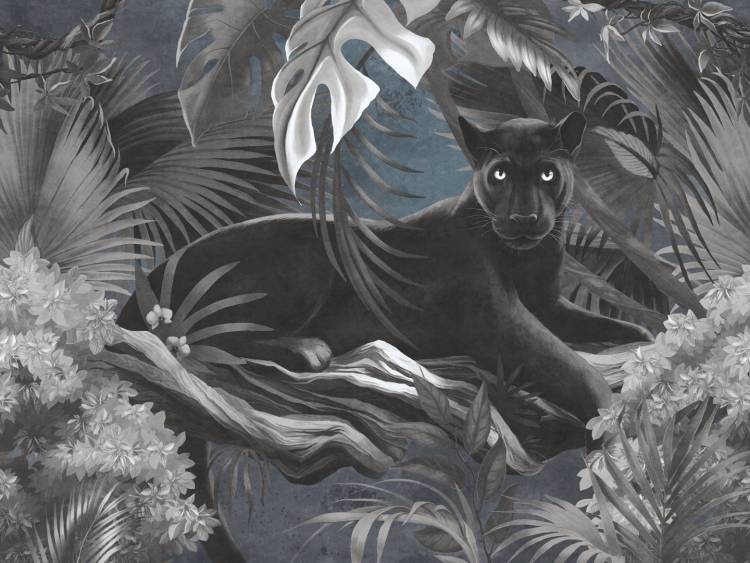 Фреска Ortograf Animality 34694 Panther in the jungle Сахара FS