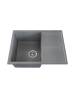 Мойка кухонная Watersense Mia Smart W00841 серая матовая, 62х48 фото 10
